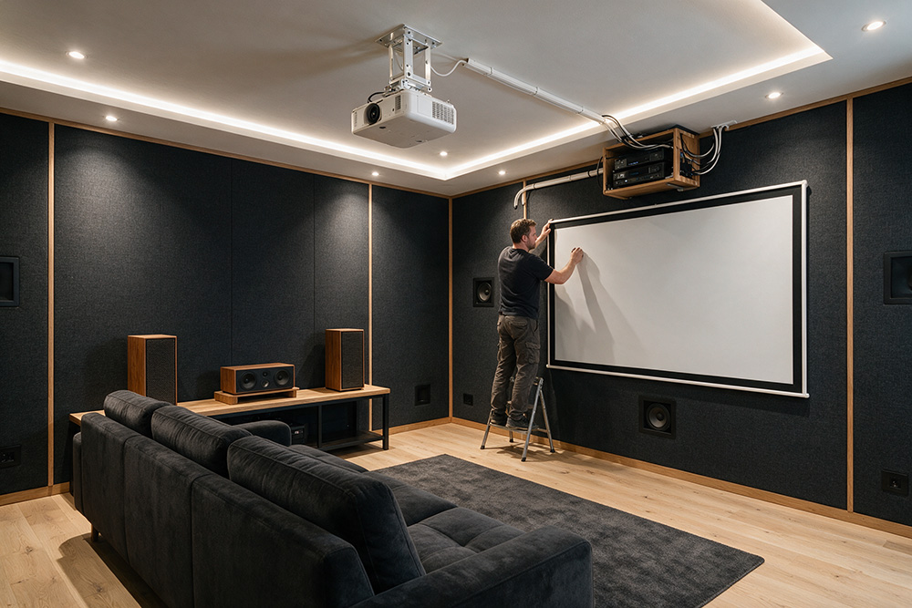 What Does a Home Theater Installation Actually Look Like from Start to Finish?