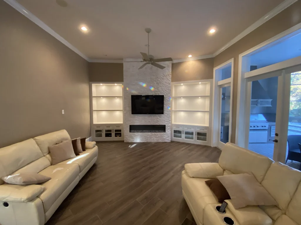 Kissimmee family controlling a smart home system from a tablet