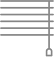 Window treatment icon